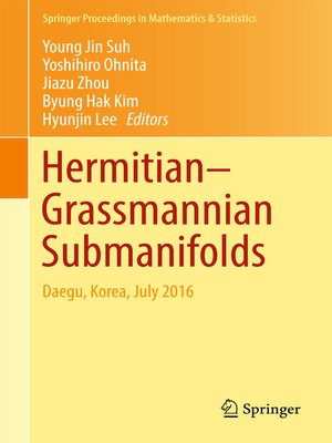 cover image of Hermitian–Grassmannian Submanifolds